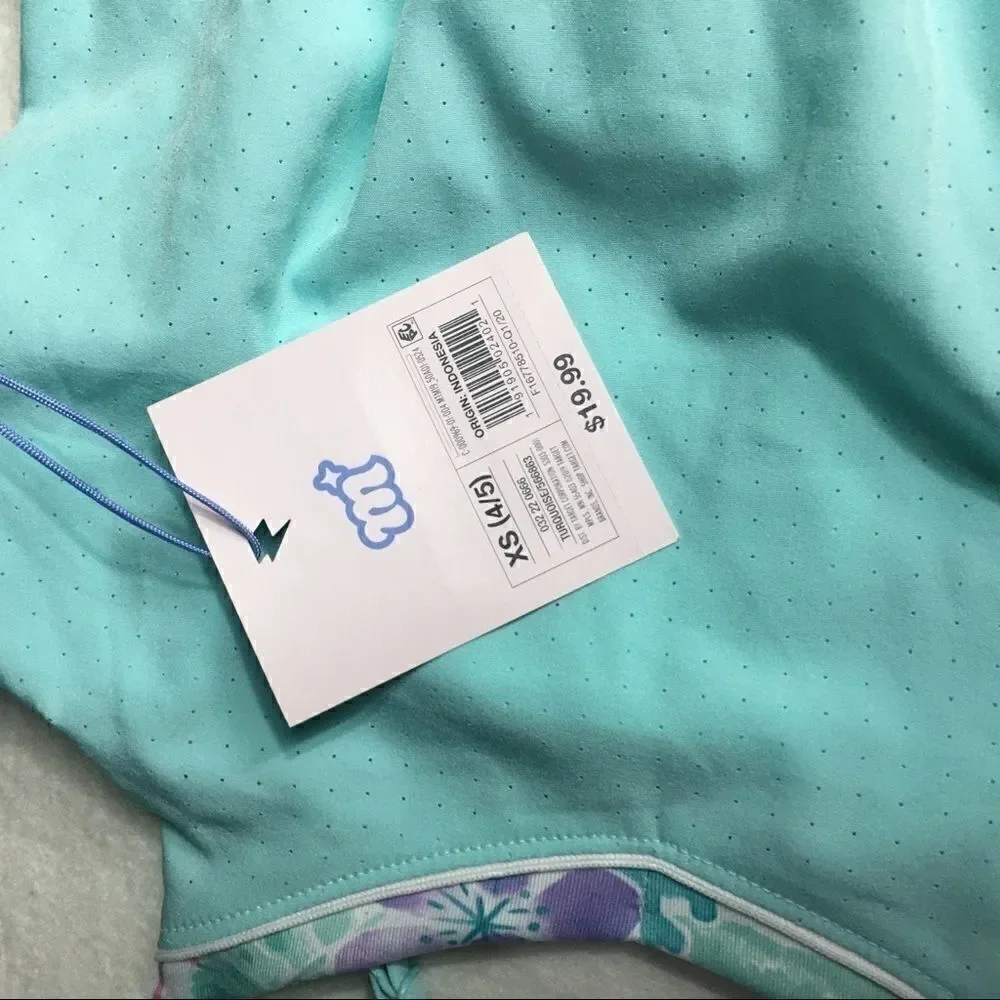 NWT More than Magic S M L XL short set teal purple